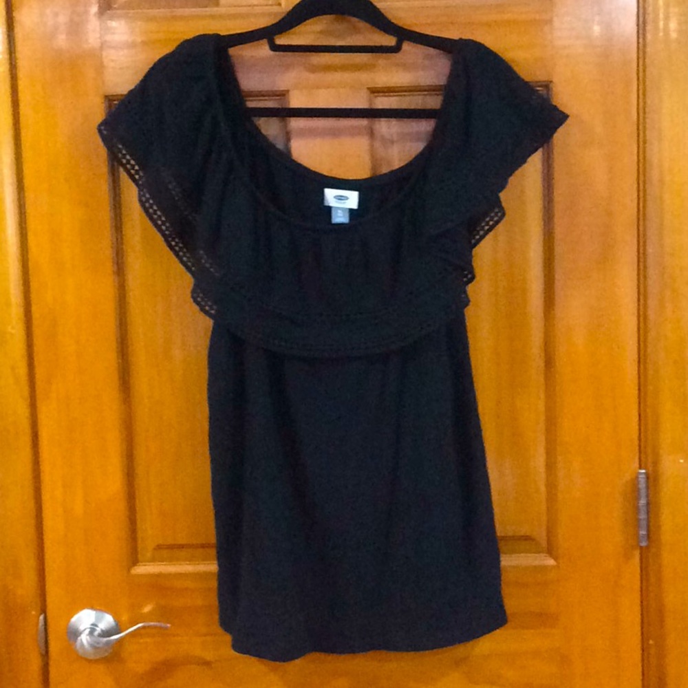 Old Navy sleeveless top, black, size XL